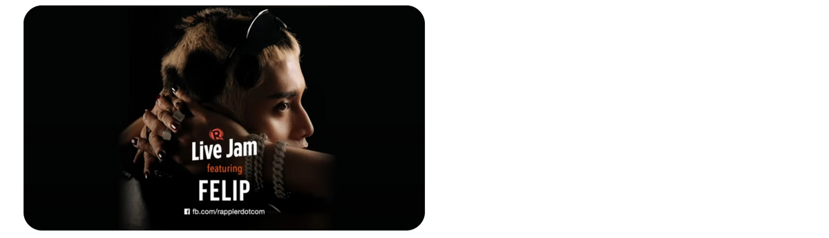 Felip on Rappler Live Jam